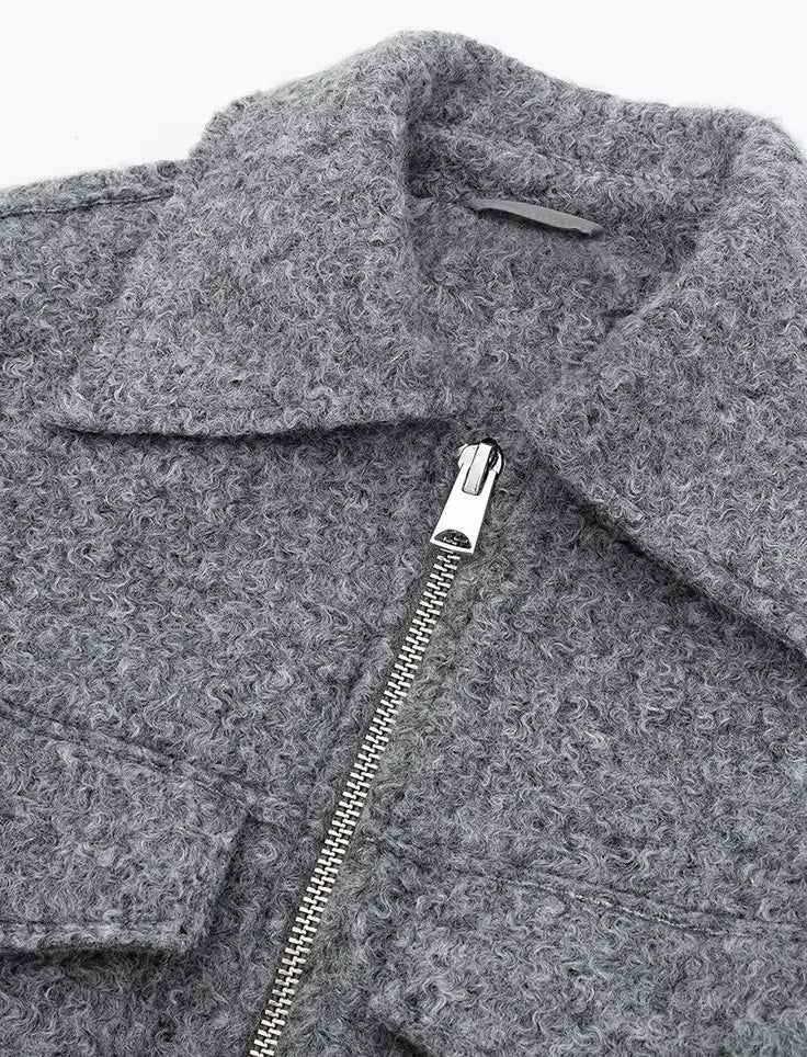 Beloure Woolen Short Jacket Polo