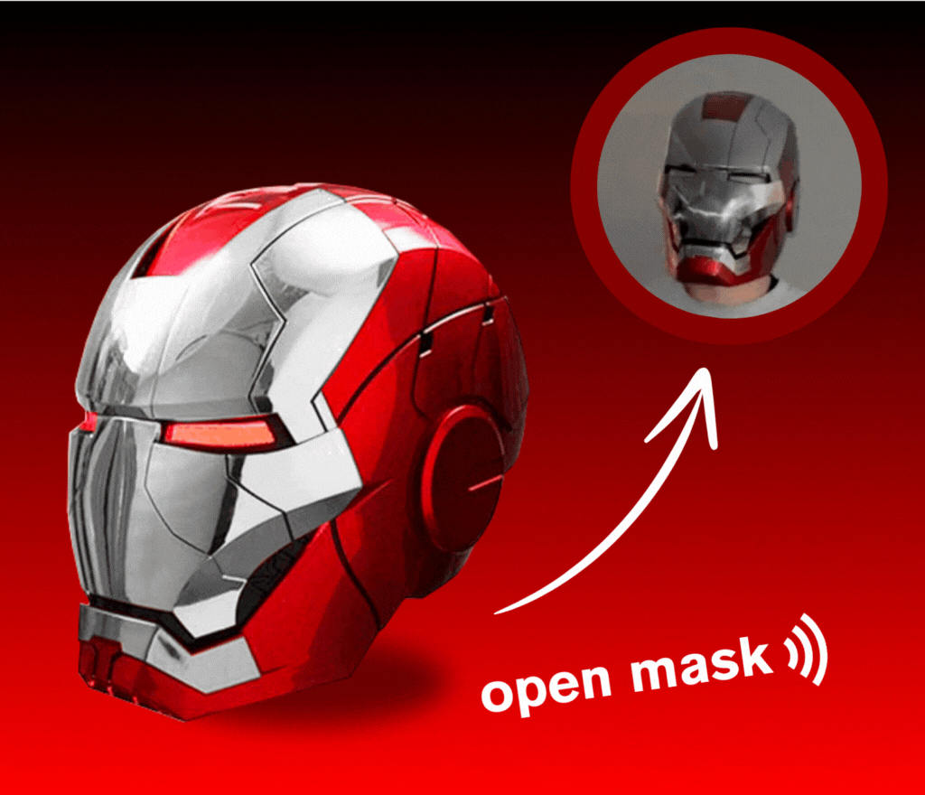 1:1 Movie Realistic Iron Man Helmet