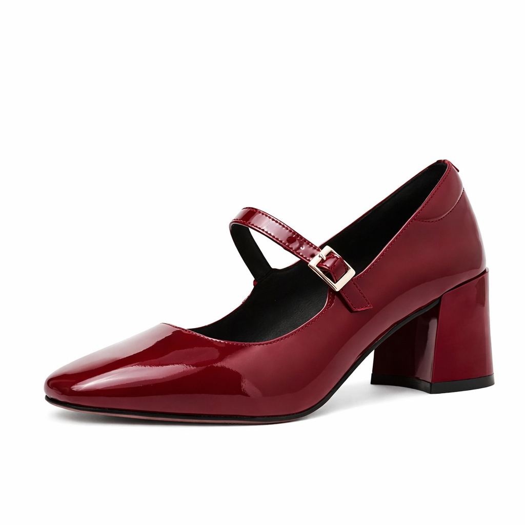 Beloure Patent Leather Mary Jane Heels
