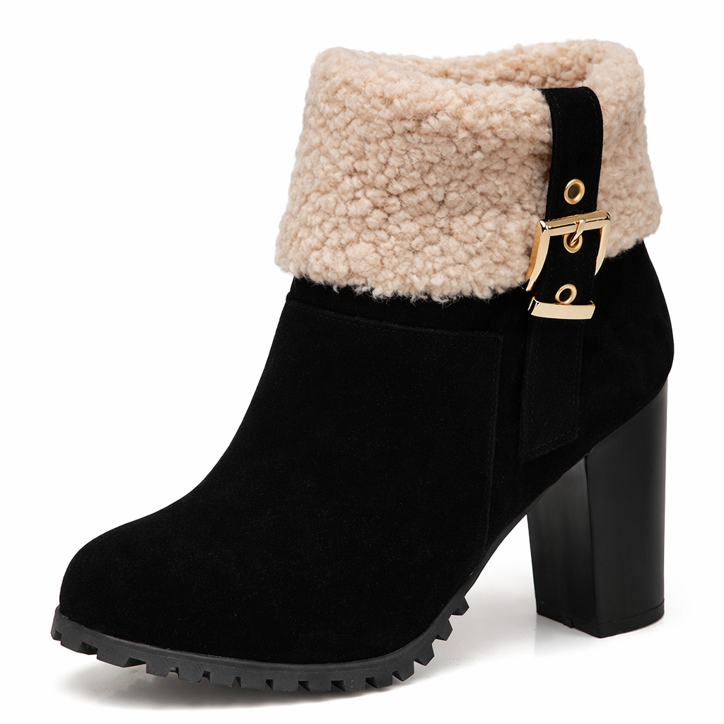 Beloure Snow Boots with Lamb Fur