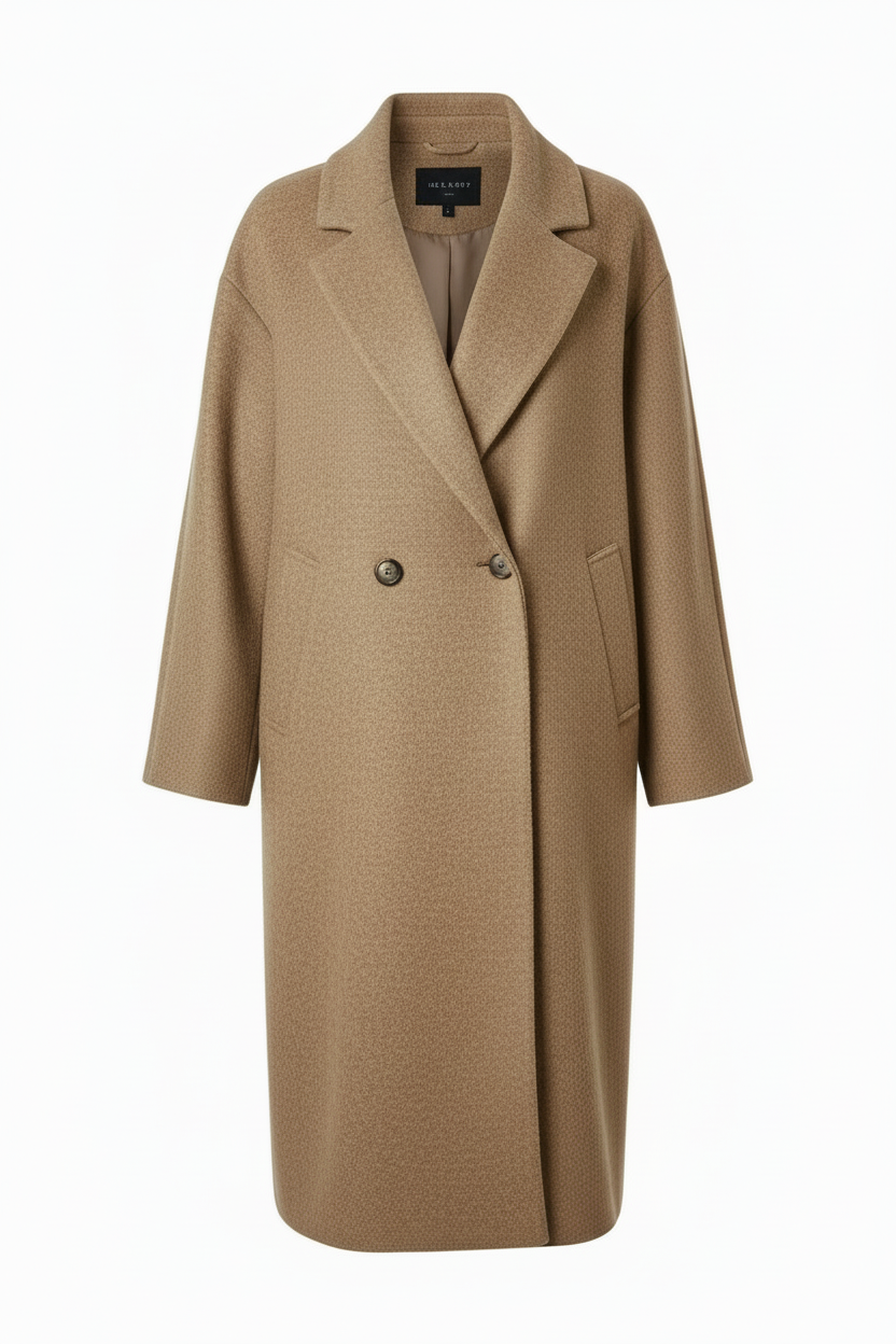 Beloure Woolen Trench Coat
