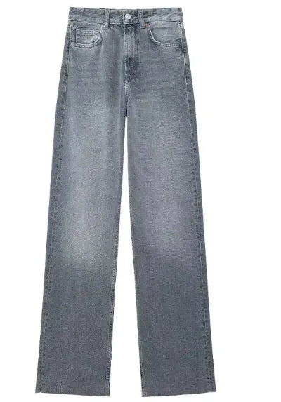 Beloure Wide-Leg Denim Trousers