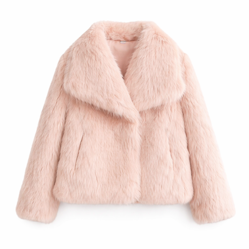 Beloure Faux Fox Fur Coat