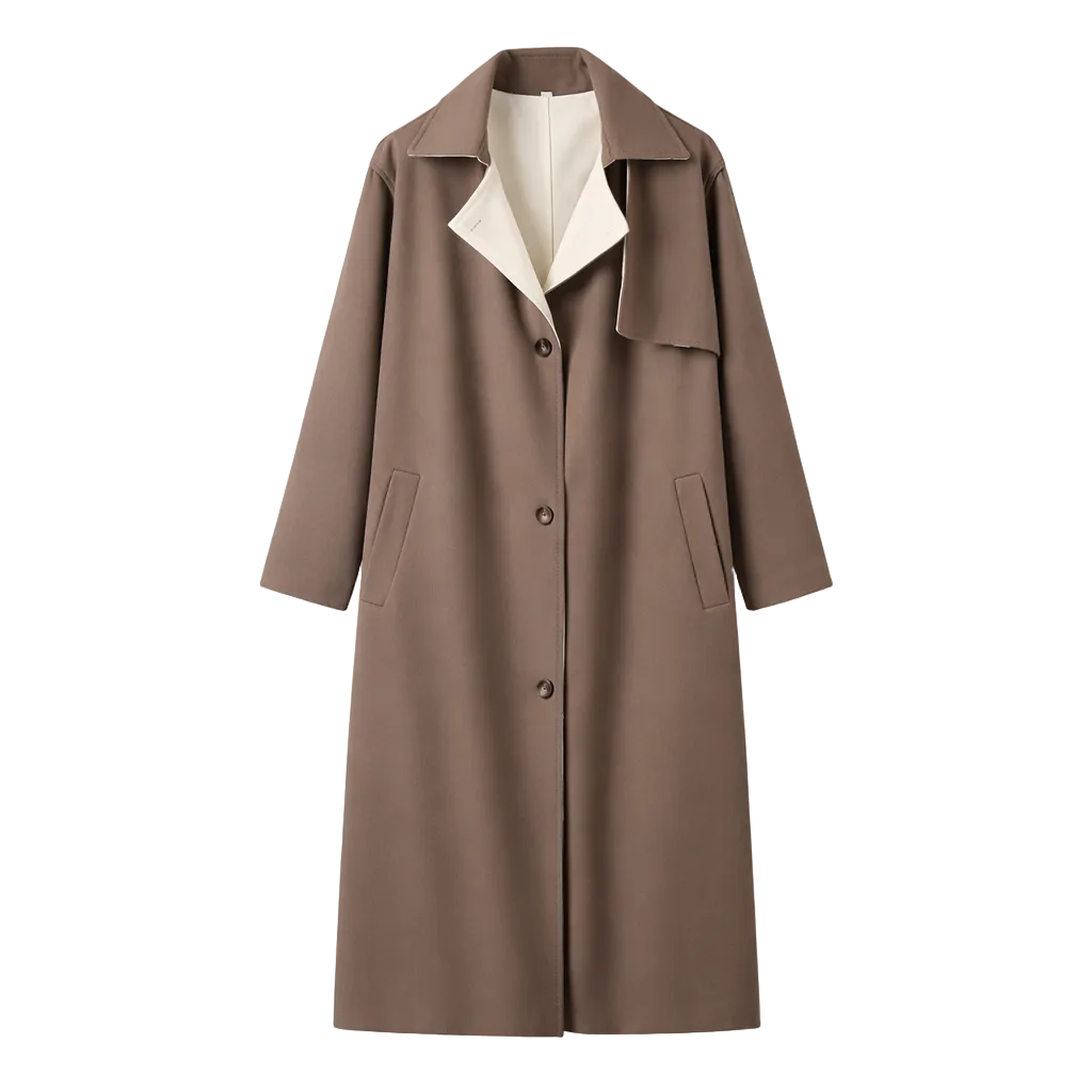 Beloure Long Woolen Coat