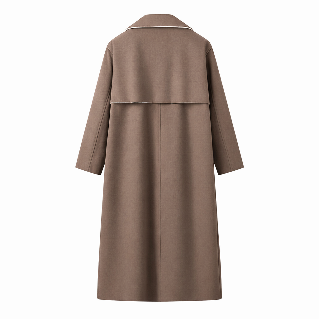 Beloure Long Woolen Coat