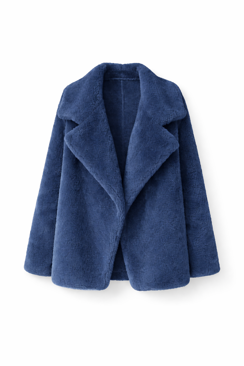 Beloure Plush Collar Coat