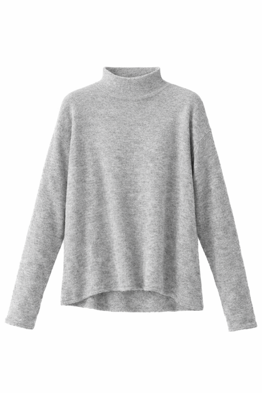Beloure Cashmere Turtleneck Long-sleeve Pullover Sweater