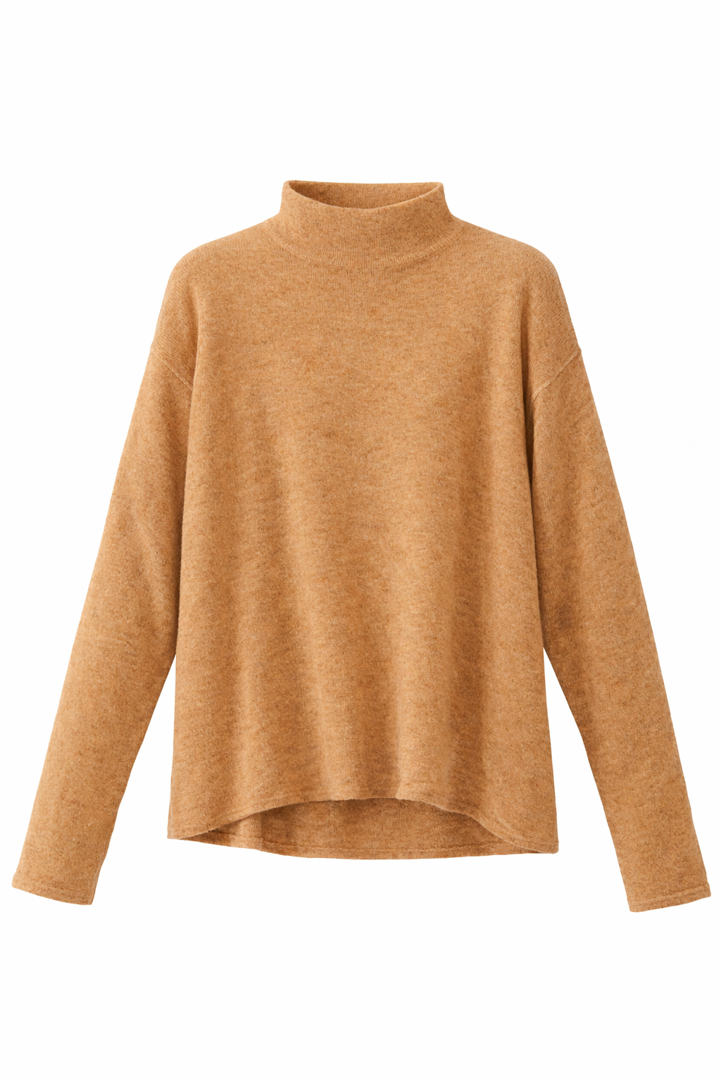 Beloure Cashmere Turtleneck Long-sleeve Pullover Sweater