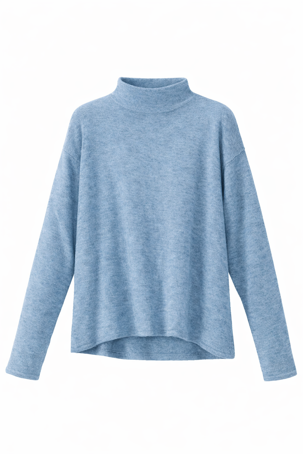 Beloure Cashmere Turtleneck Long-sleeve Pullover Sweater