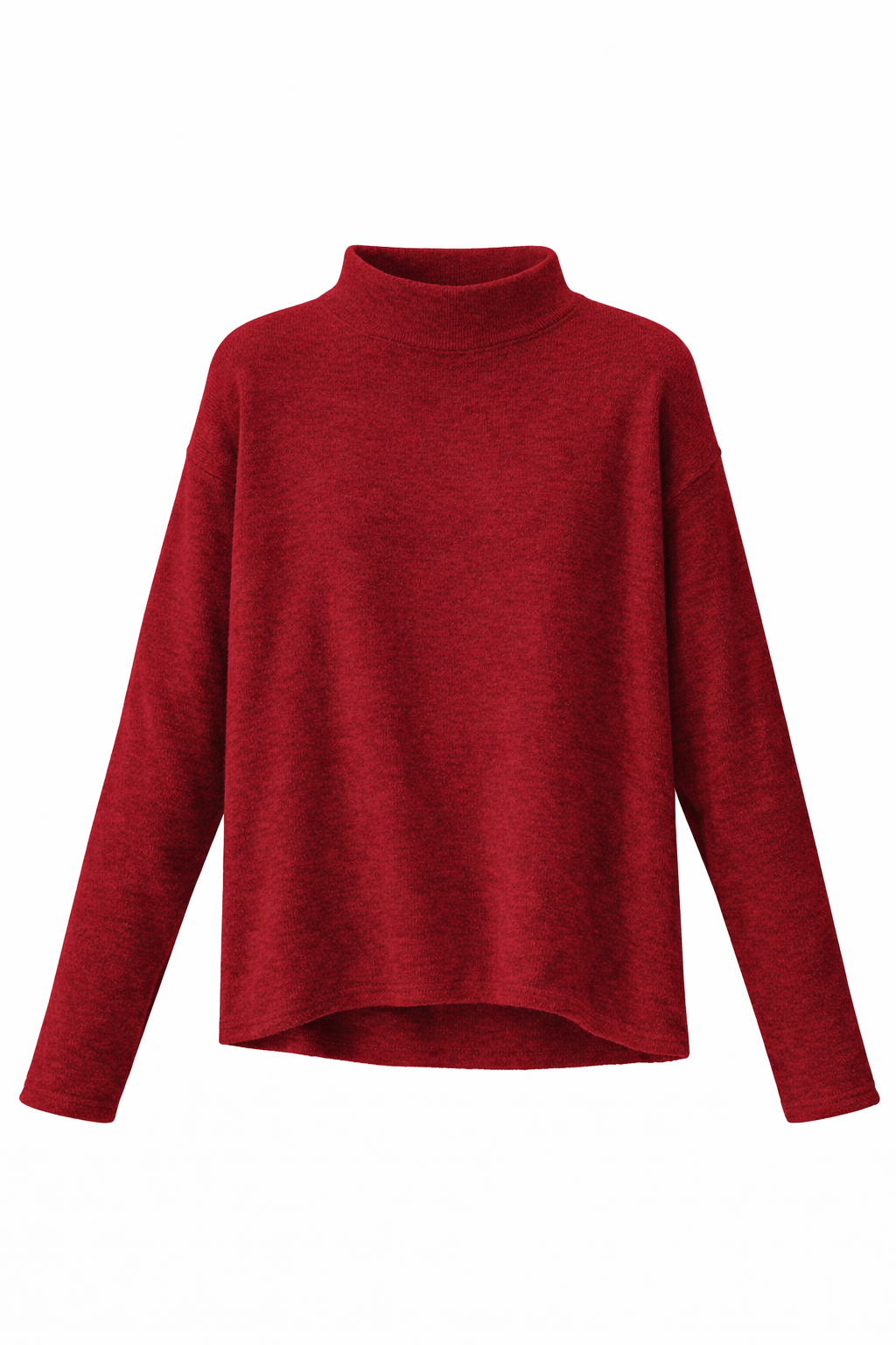 Beloure Cashmere Turtleneck Long-sleeve Pullover Sweater