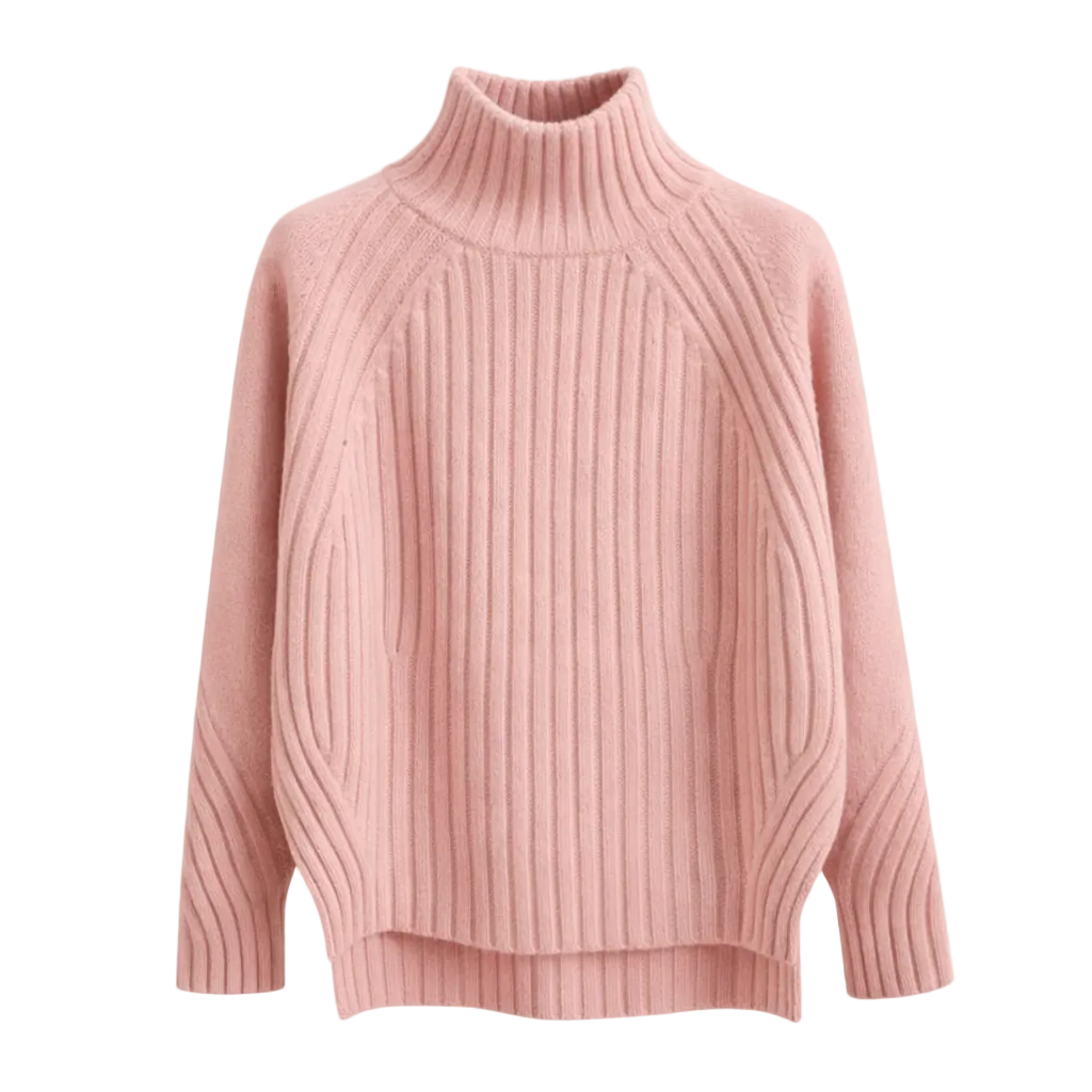 Beloure Turtleneck Pullover Long-Sleeved Sweater