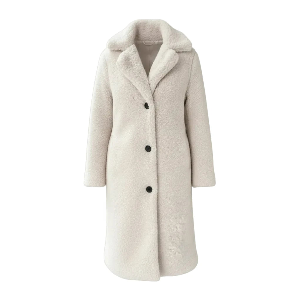 Beloure Lapel Plush Jacket