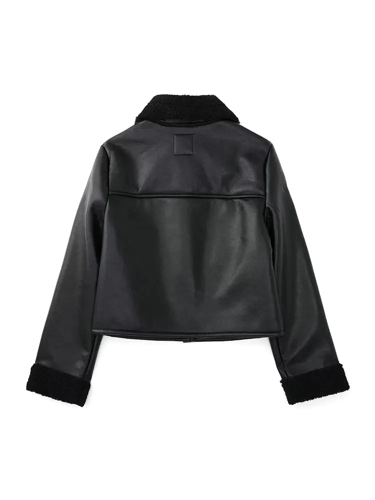 Beloure Slim Leather Jacket