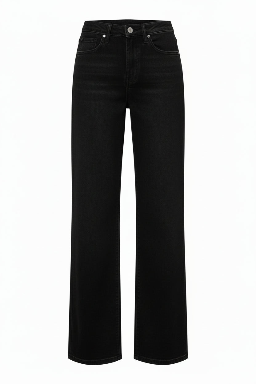 Beloure High Waist Wide Retro Jeans