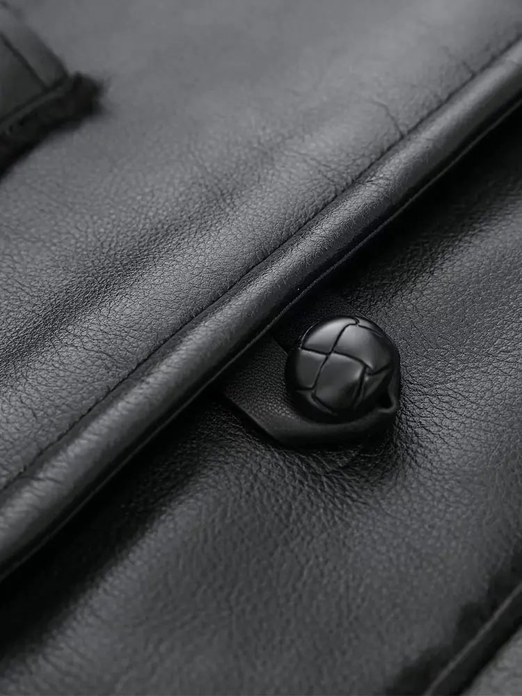 Beloure Slim Leather Jacket