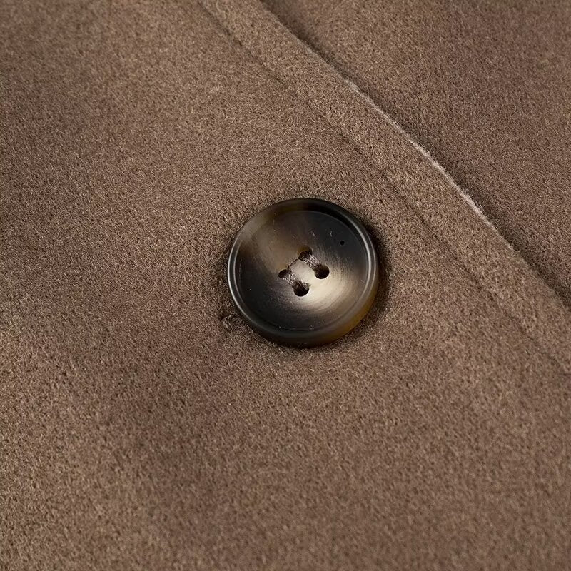 Beloure Long Woolen Coat