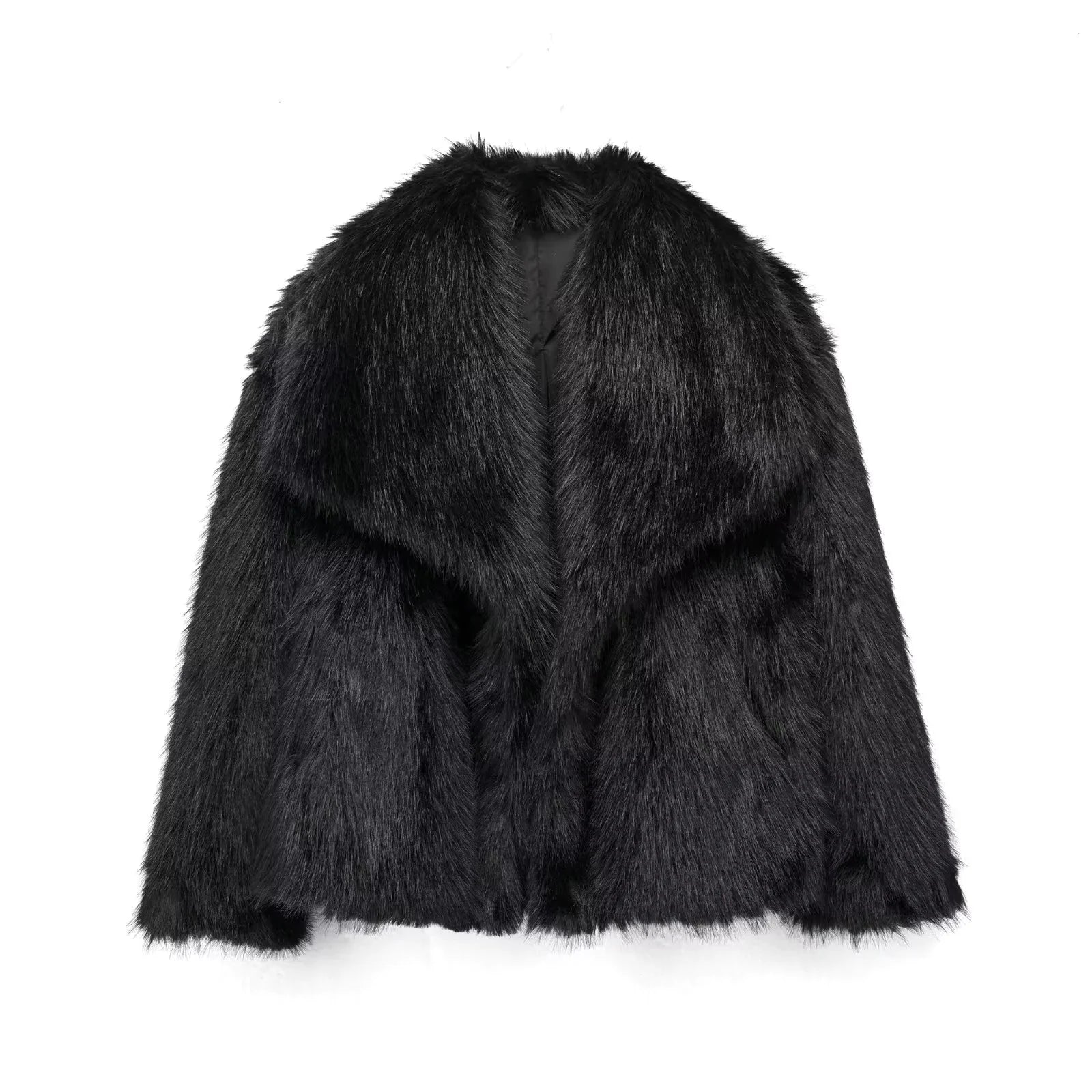 Beloure Faux Fox Fur Coat