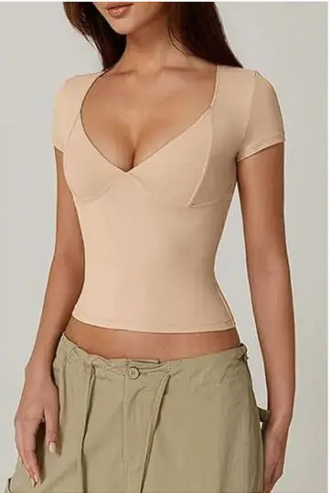 Beloure Slim Solid T-Shirt