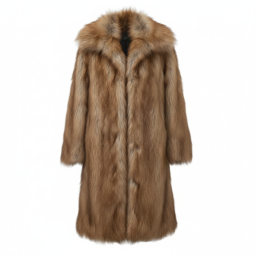 Beloure Premium Long Fur Coat