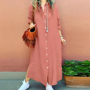 Long Winter Shirt Dress