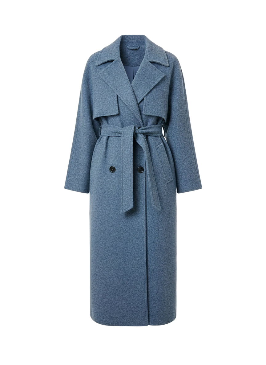 Beloure Woolen Trench Coat